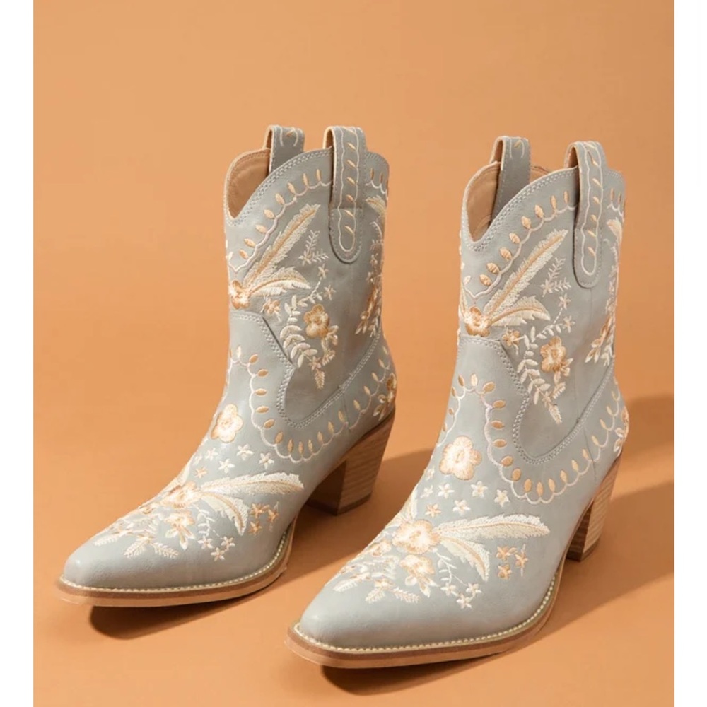 COPY - Corral Embroidered Western Booties